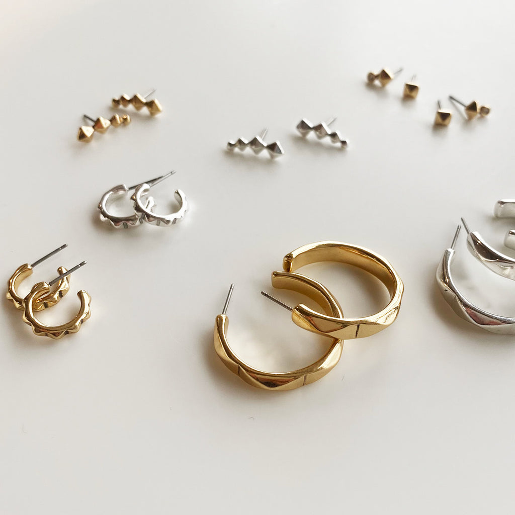 Små øreringer, Edges, G - A&C Oslo - Design Collection_3