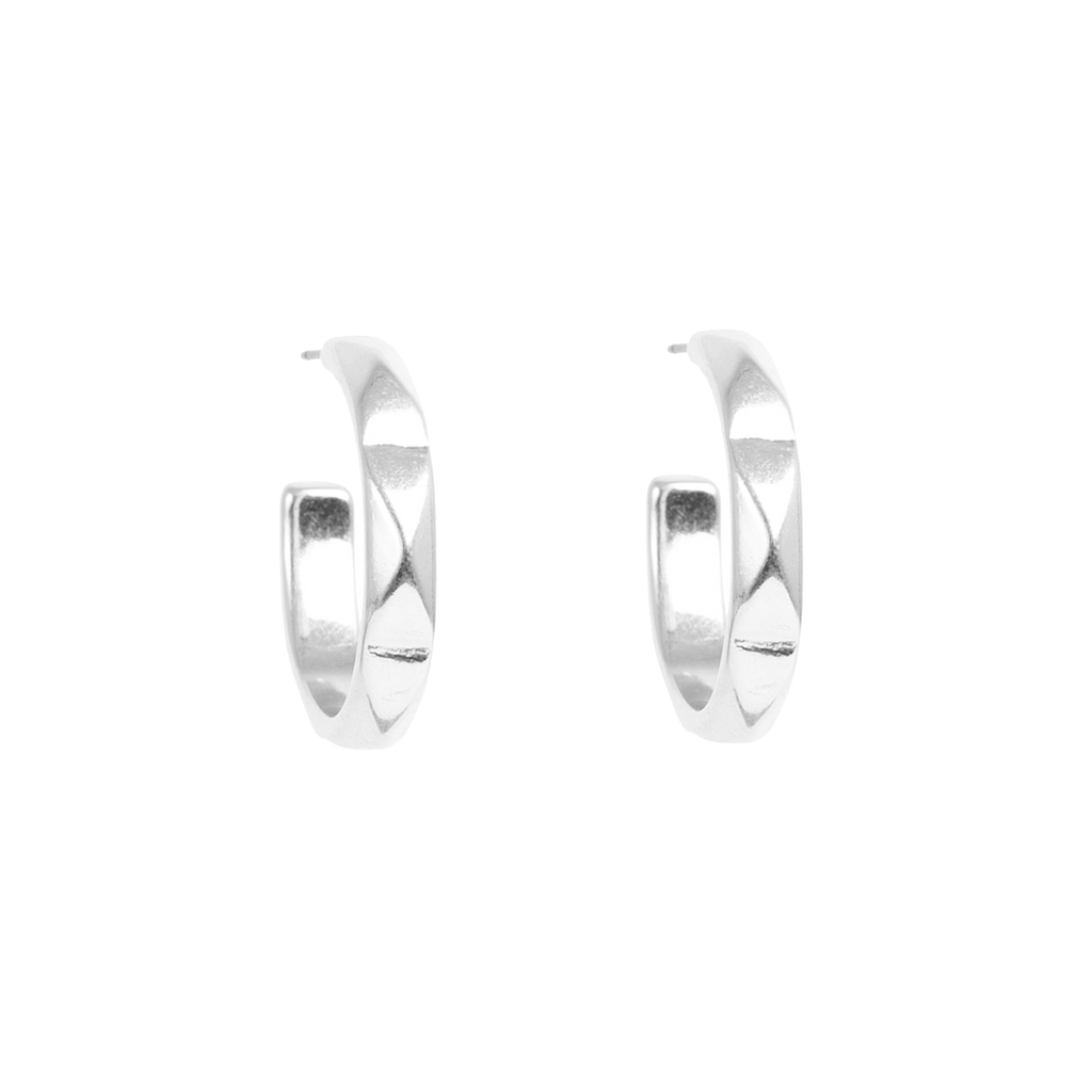 Medium øreringer, Edges, S - A&C Oslo - Design Collection