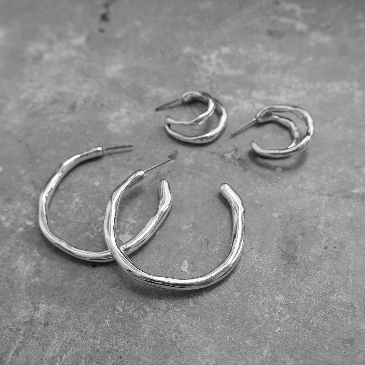 Store øreringer, Sculptured, S - A&C Oslo - Design Collection_2