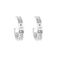 Øreringer, 20 mm, Let love rule, S - A&C Oslo - Design Collection
