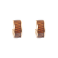Øreringer, 15 mm, brun, Jungle - A&C Oslo - Design Collection