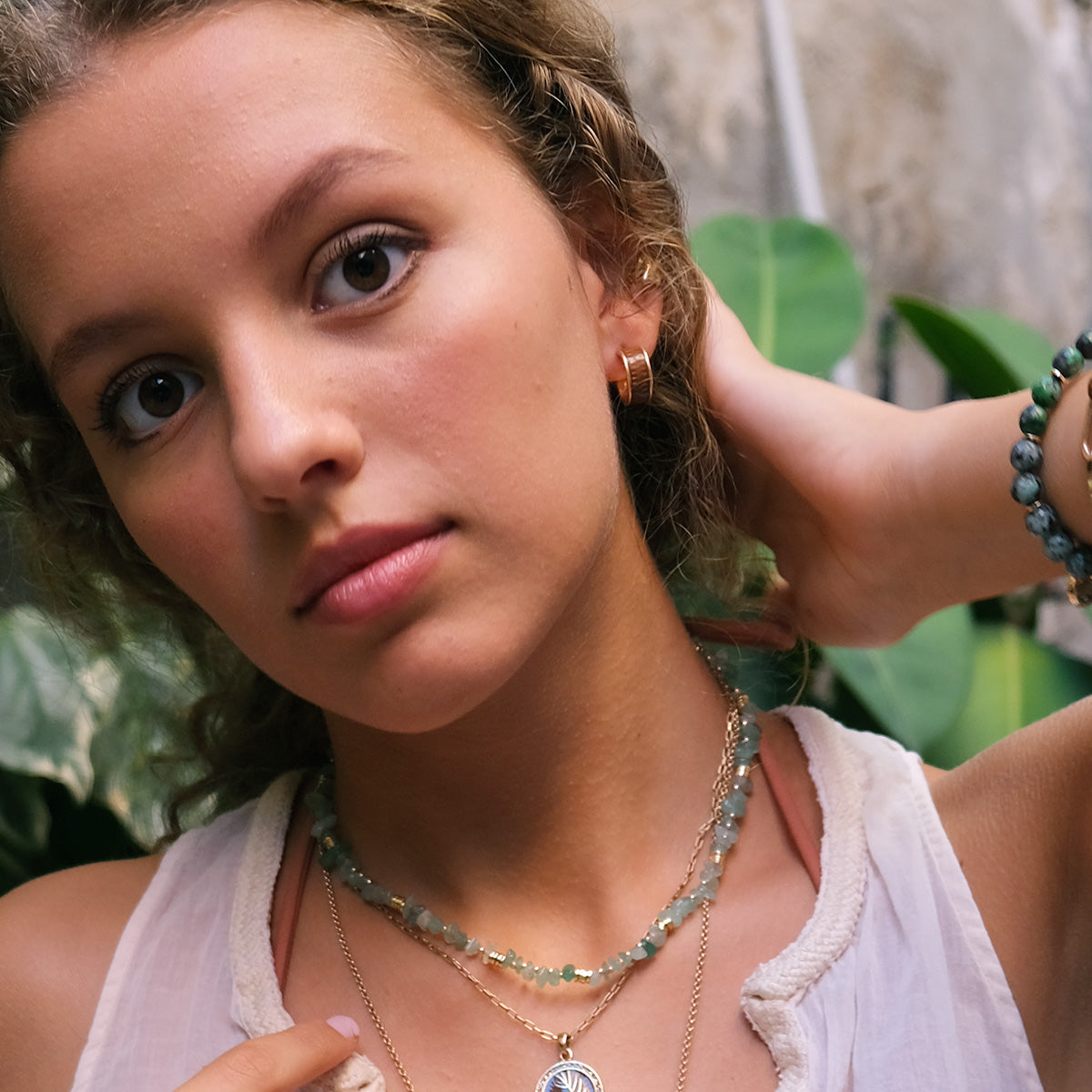 Øreringer, 15 mm, brun, Jungle - A&C Oslo - Design Collection_2