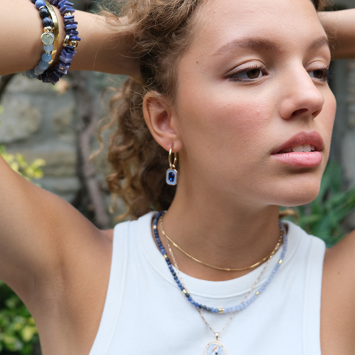 Øreringer, blå, Color Accent - A&C Oslo - Design Collection_2