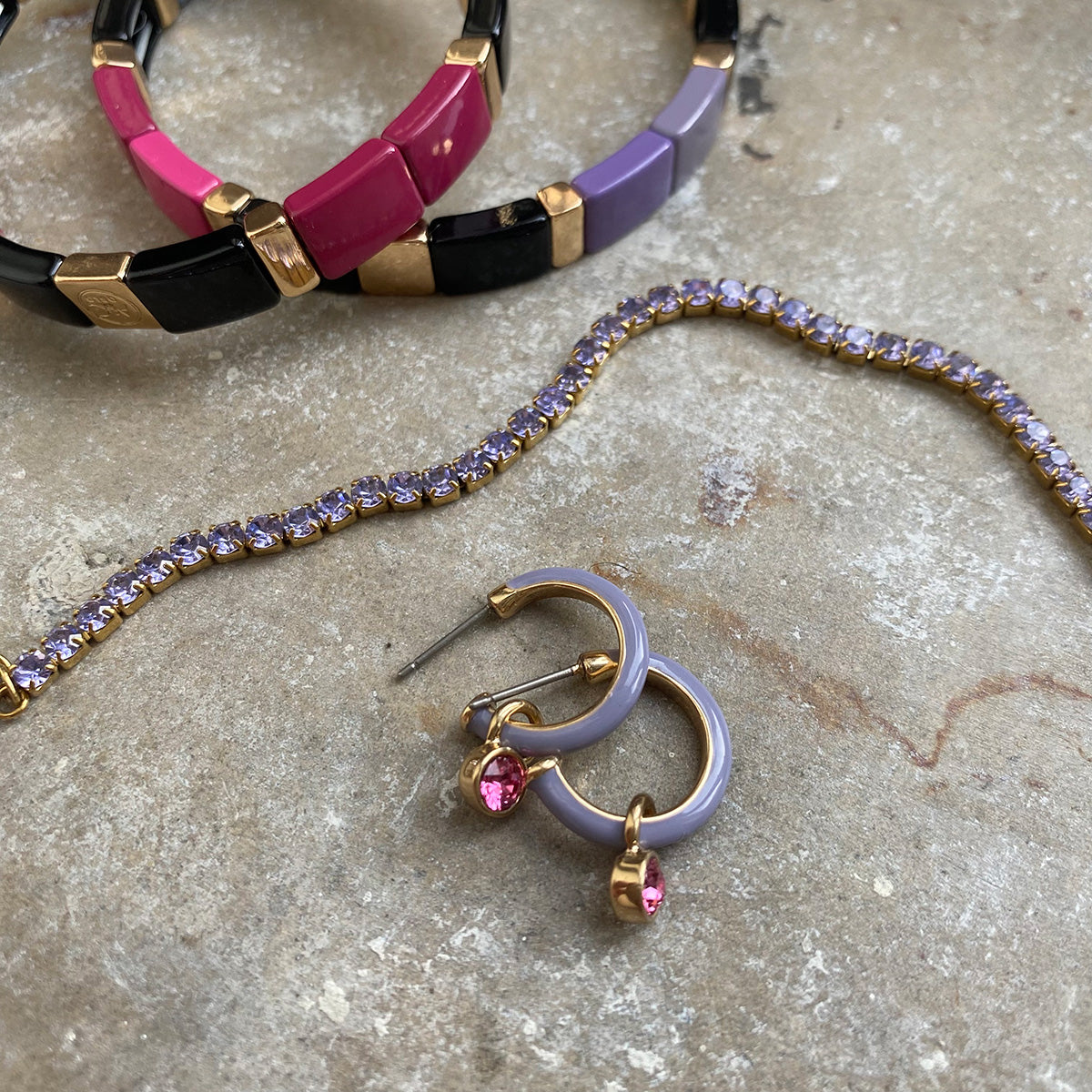Hoops, lilla emalje, Color Accent - A&C Oslo - Design Collection_3