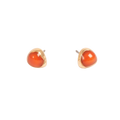 Små øredobber, oransje, Organic Enamel - A&C Oslo - Design Collection