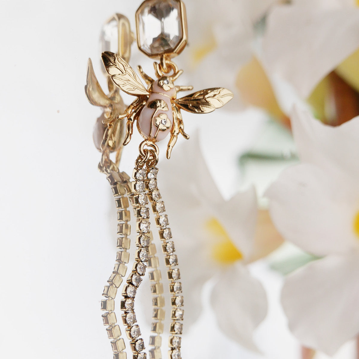 Lange øredobber, Floral Bee - A&C Oslo - Design Collection_3