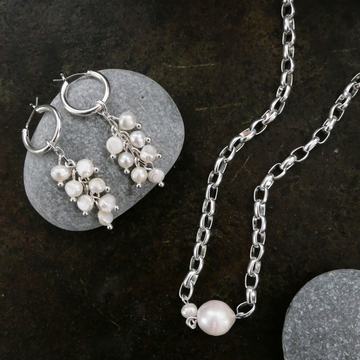 Hoops med perle-bunch, Raw S - A&C Oslo - Design Collection_3