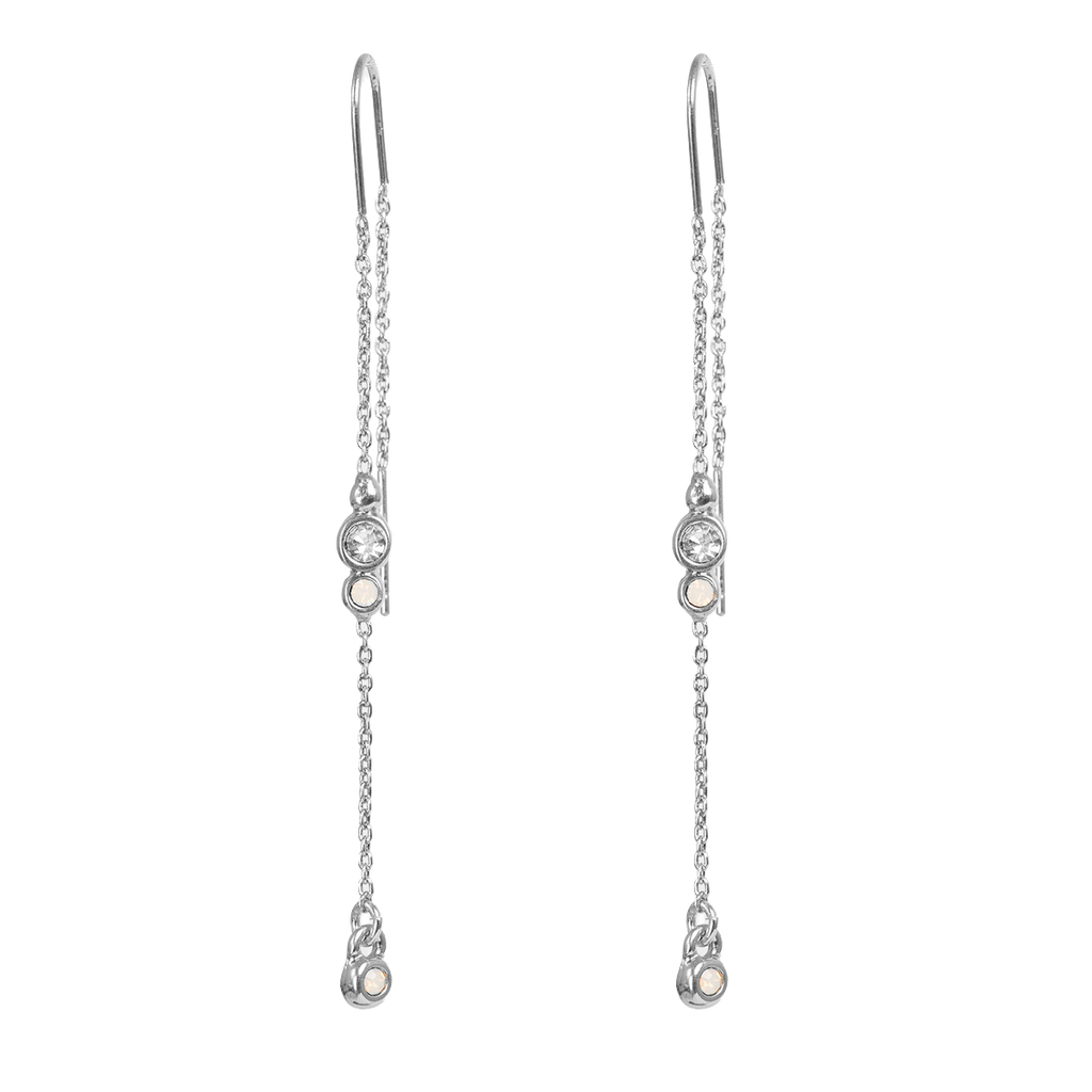 Tynne lange øredobber, Droplets S - A&C Oslo - Design Collection