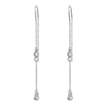 Tynne lange øredobber, Droplets S - A&C Oslo - Design Collection