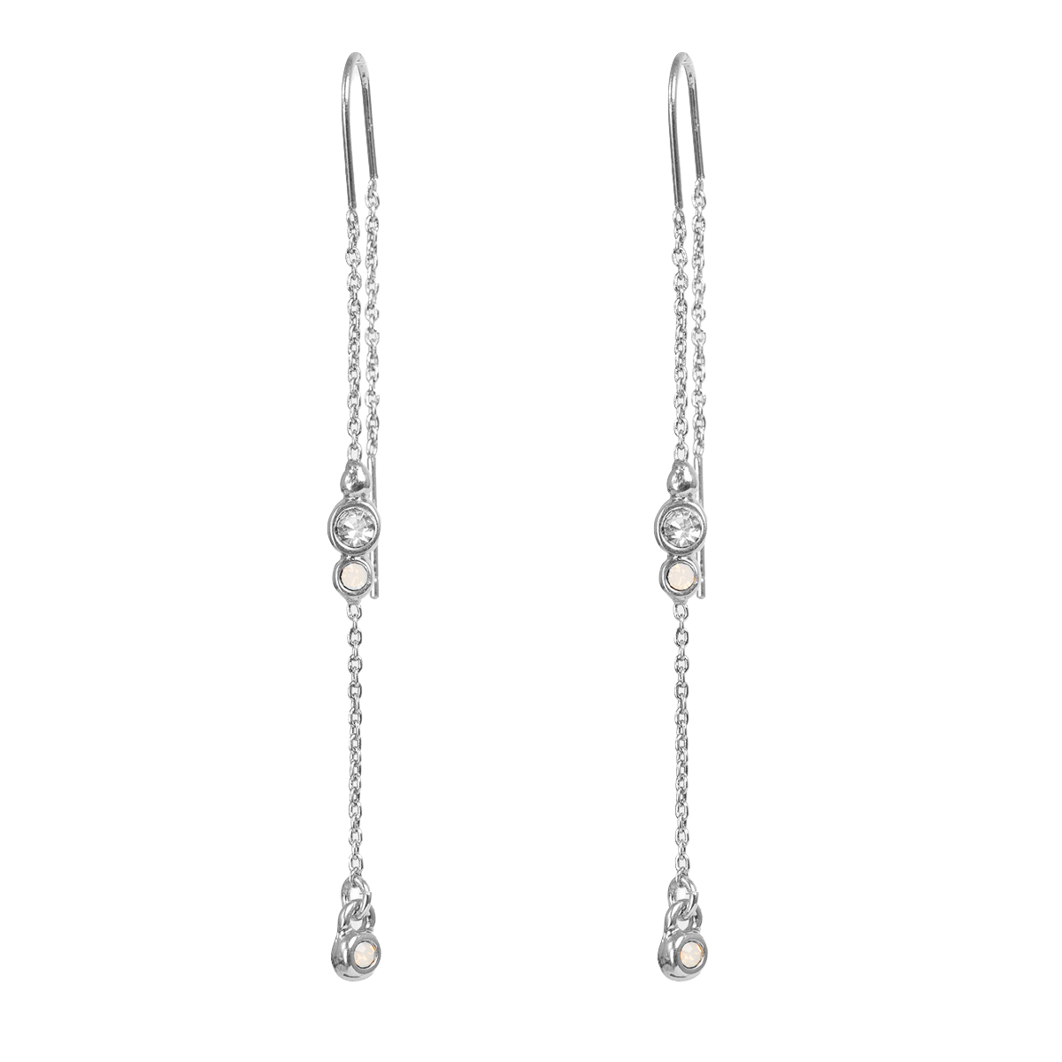 Tynne lange øredobber, Droplets S - A&C Oslo - Design Collection