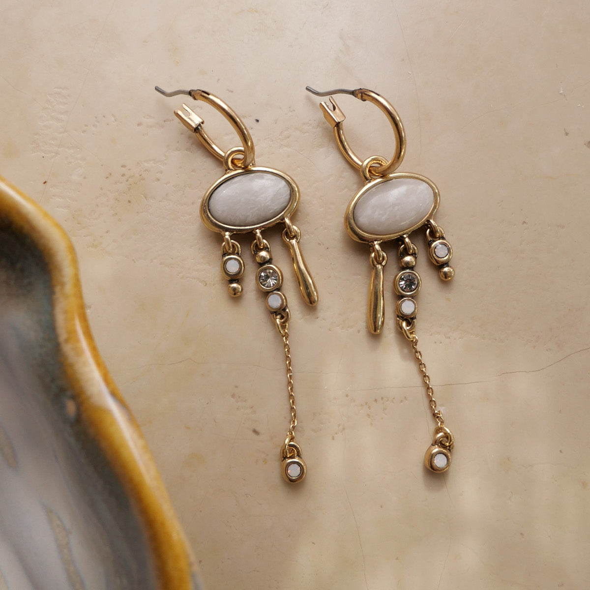 Lange øredobber med hoop, Organic G - A&C Oslo - Design Collection_3