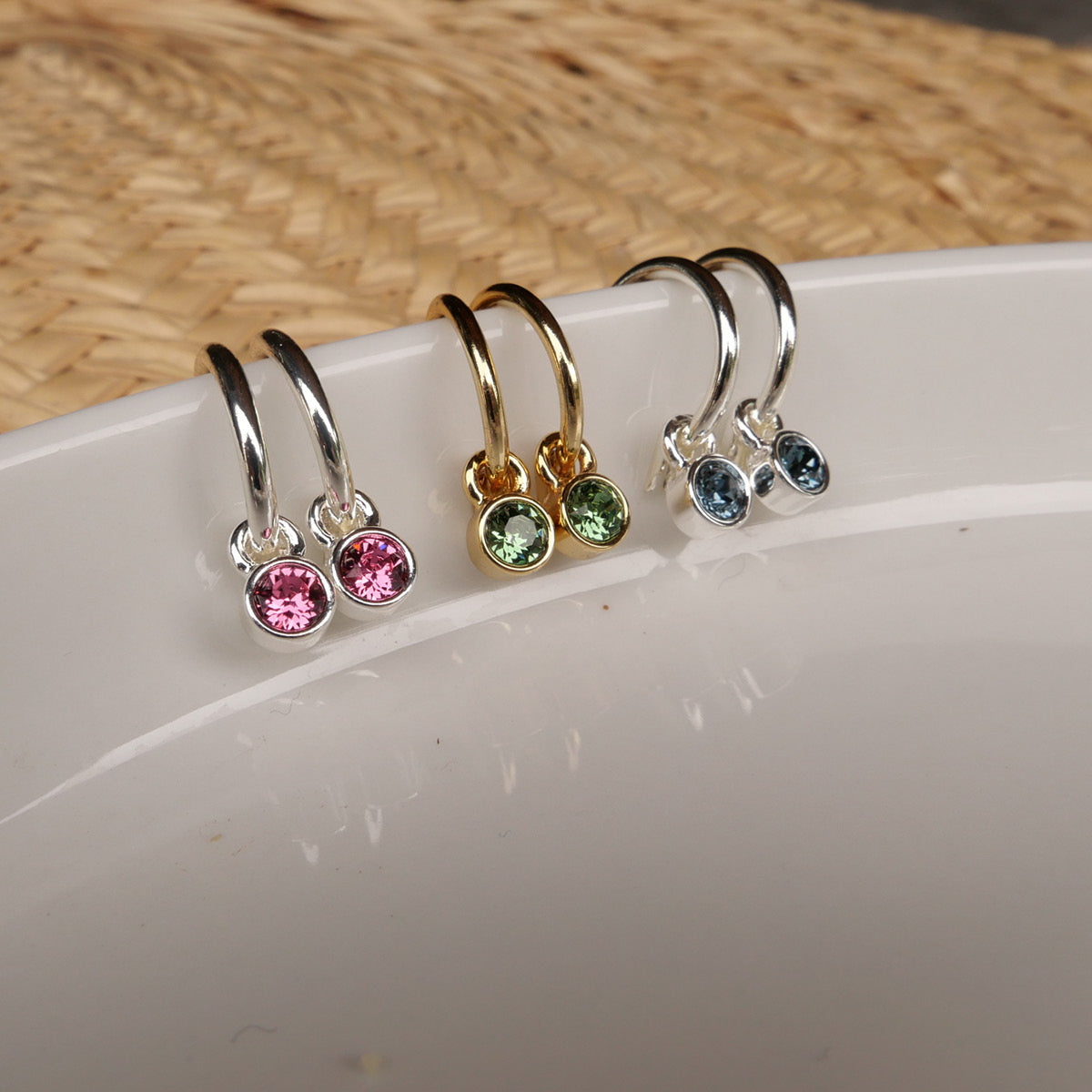 Små øreringer, rose, S - A&C Oslo - Design Collection_2