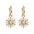 Øreringer med charm, Snowflake, G