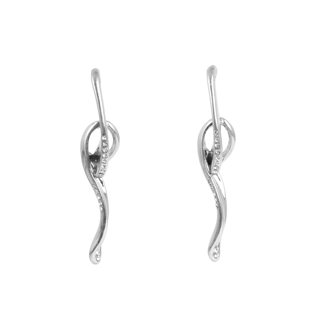 Lange øredobber, Blowing Ribbon, S - A&C Oslo - Design Collection