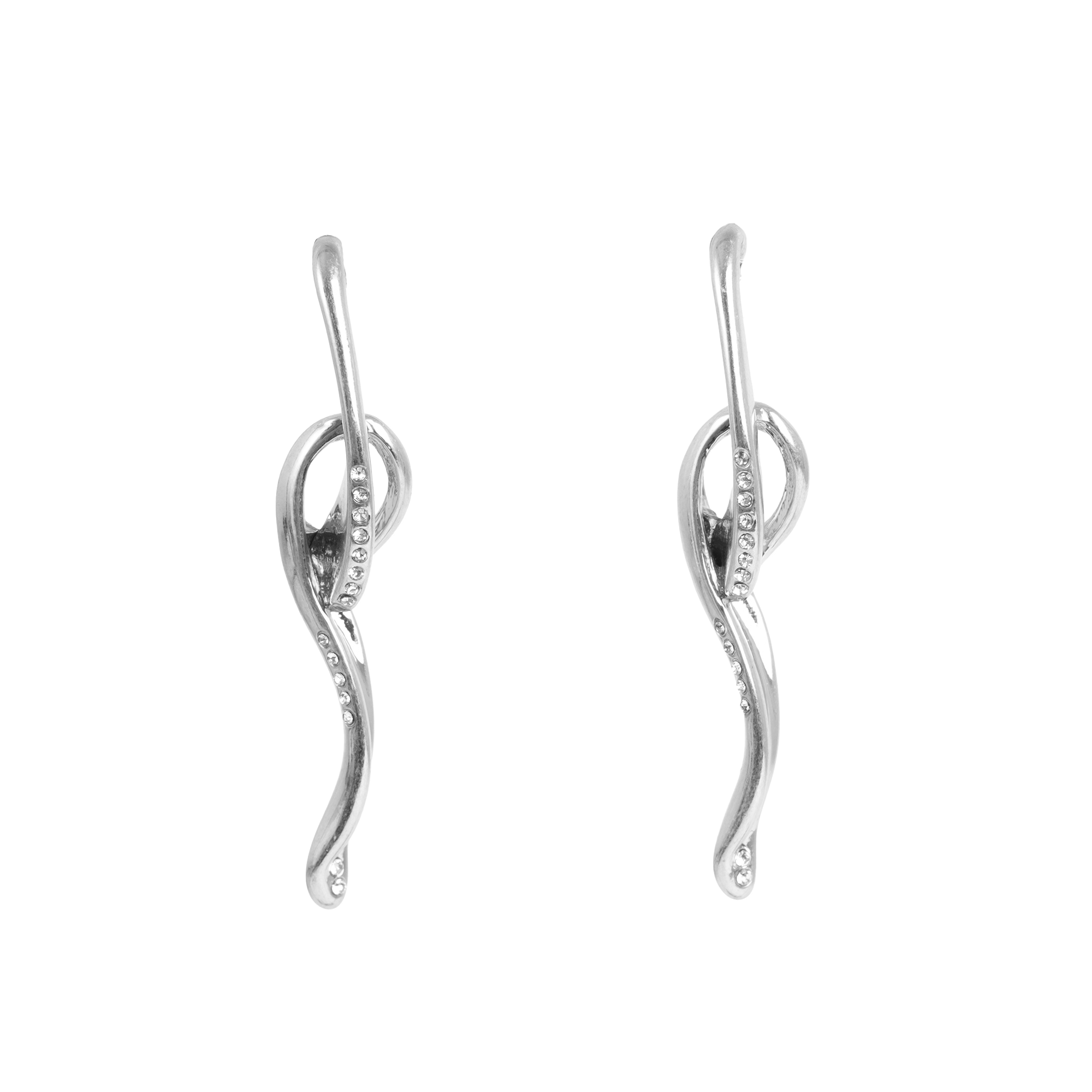 Lange øredobber, Blowing Ribbon, S - A&C Oslo - Design Collection