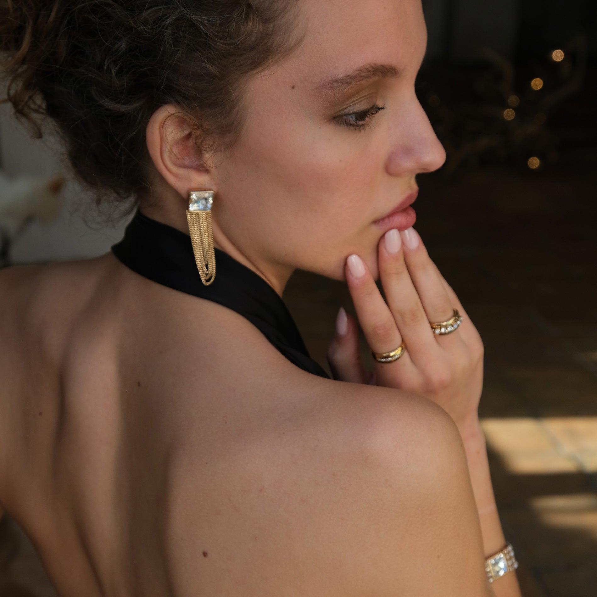 Lange øredobber, Statements, G - A&C Oslo - Design Collection_3