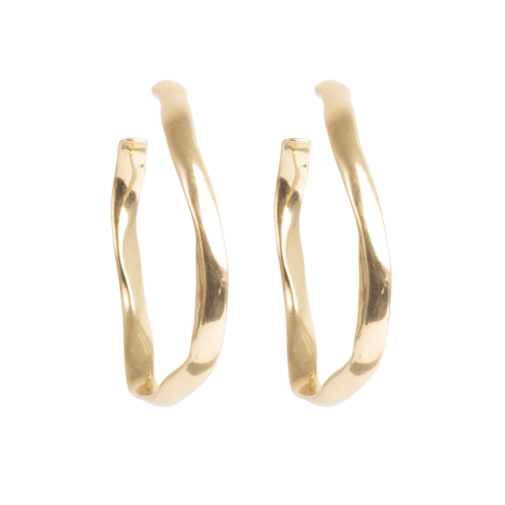 Store øreringer, Sculptured G - A&C Oslo - Design Collection