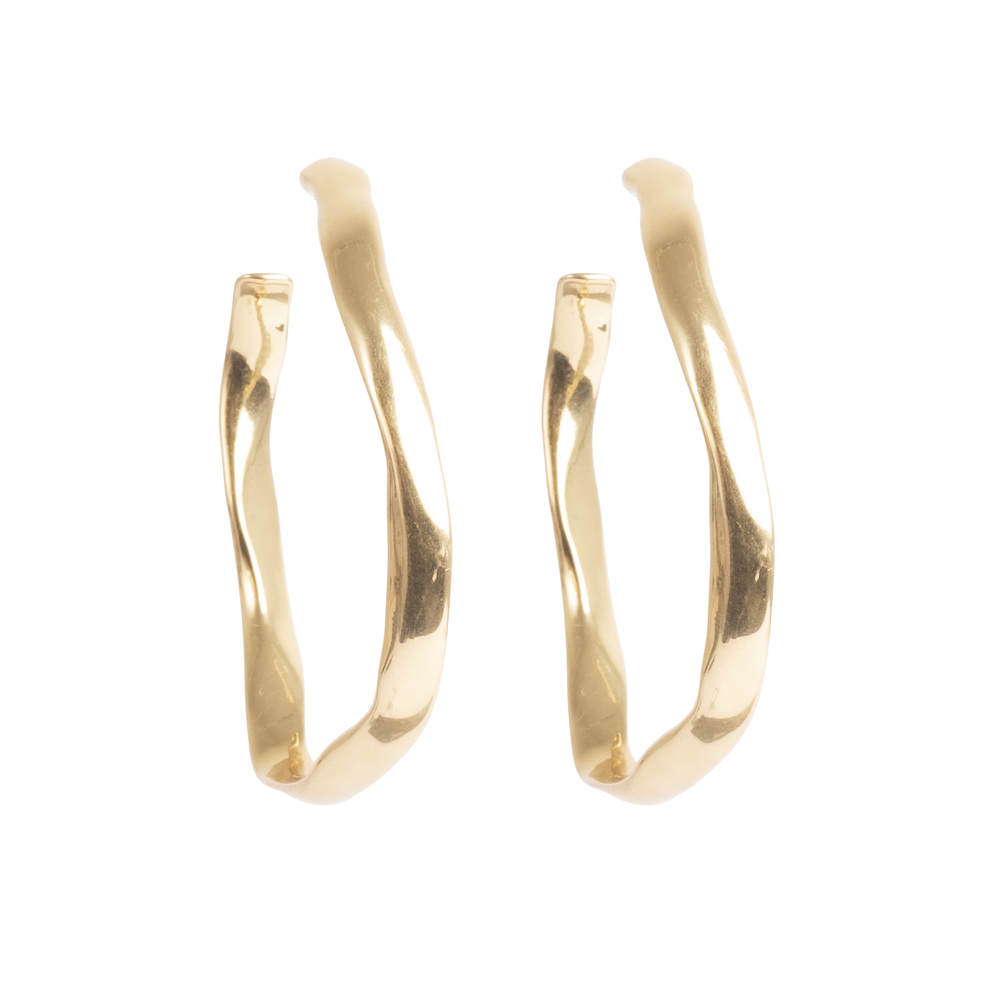 Store øreringer, Sculptured G - A&C Oslo - Design Collection