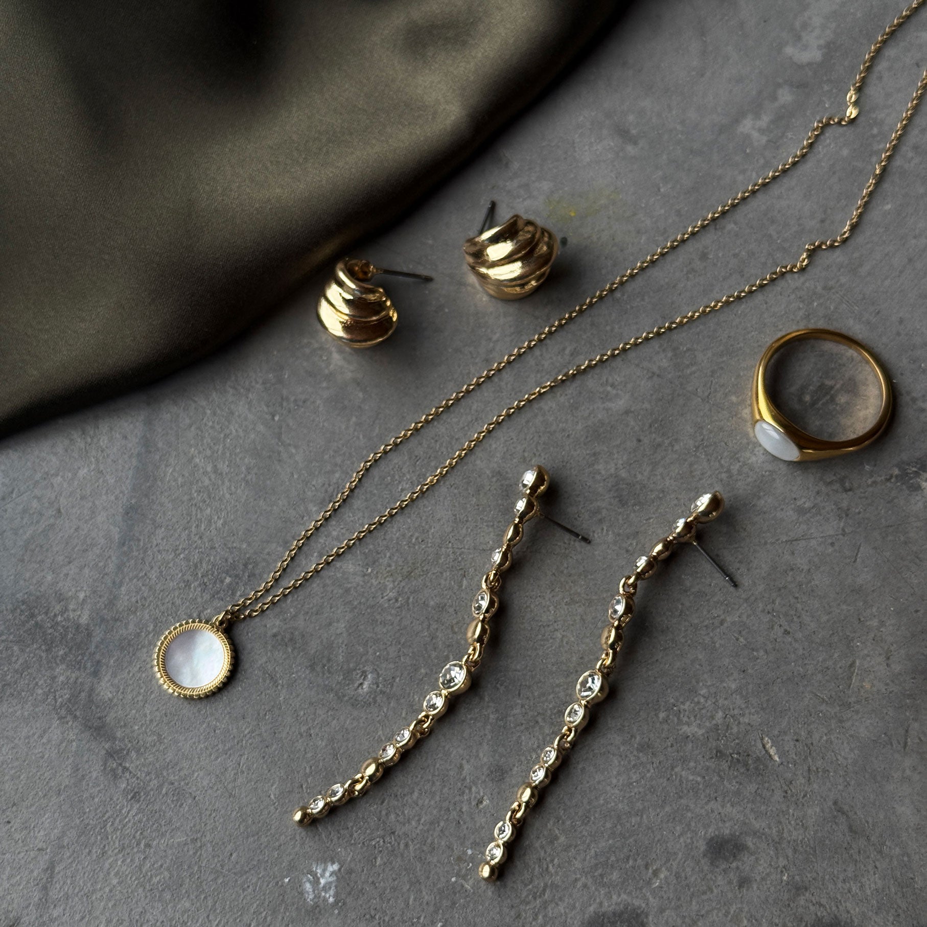 Øredobber, hoops 16 mm, Liquid G - A&C Oslo - Design Collection_3