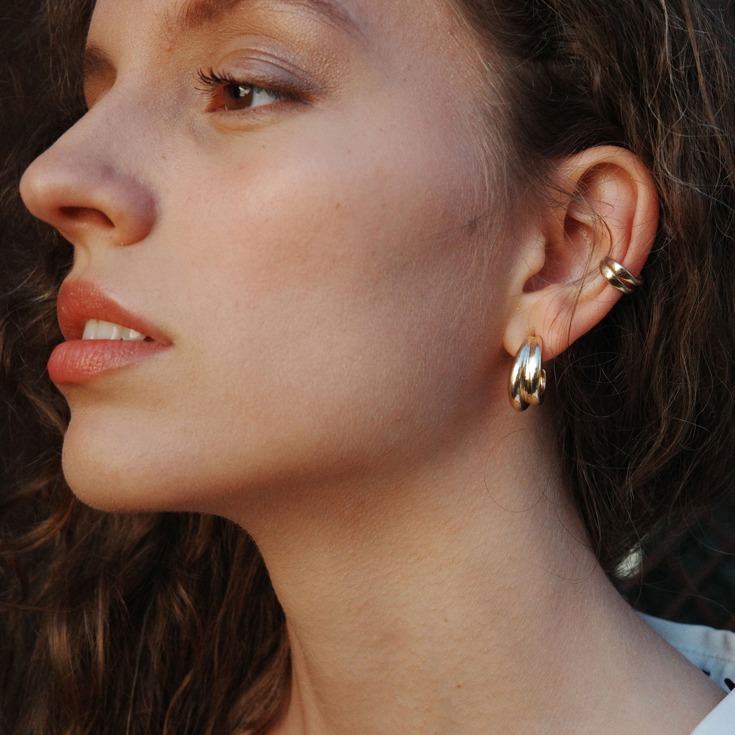 Øredobber, hoops 19 mm, Liquid G - A&C Oslo - Design Collection_2