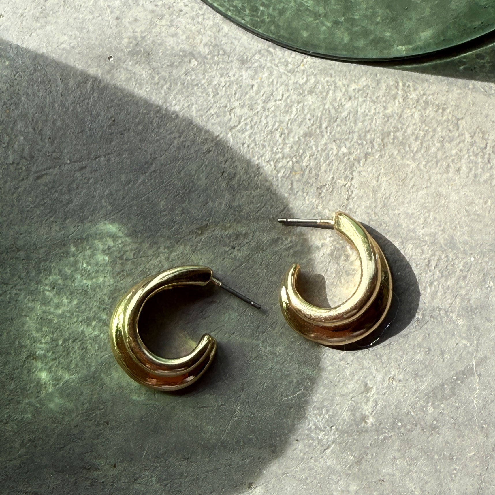 Øredobber, hoops 19 mm, Liquid G - A&C Oslo - Design Collection_3