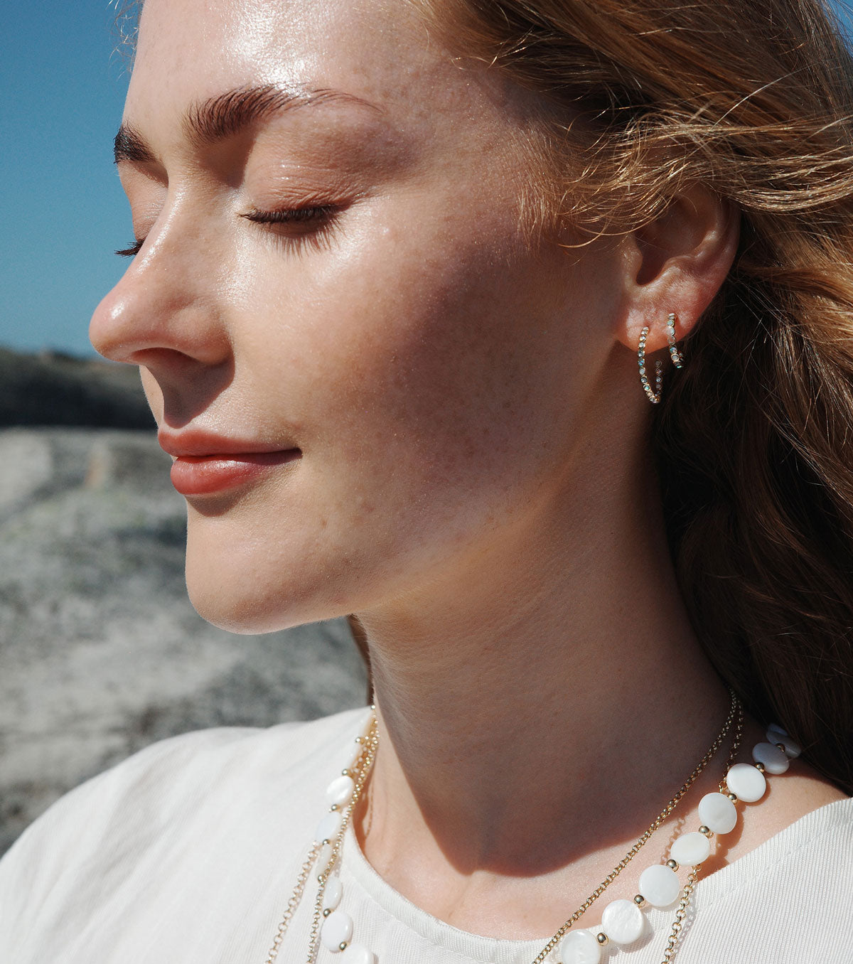 Øreringer, 20 mm, Solstice G - A&C Oslo - Design Collection_2