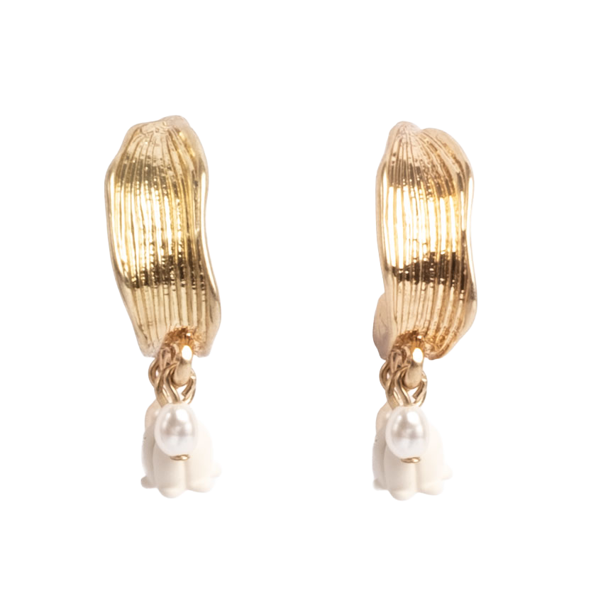 Øreringer, Lilies & Pearls - A&C Oslo - Design Collection