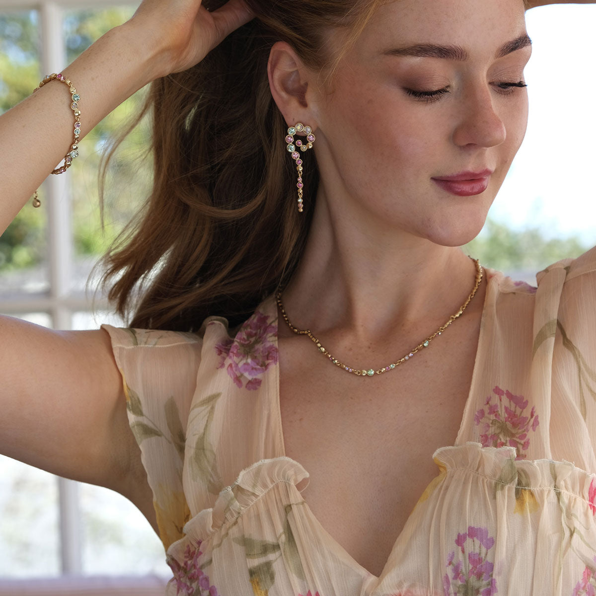 Lange øredobber, Sweet Droplets Multi - A&C Oslo - Design Collection_4