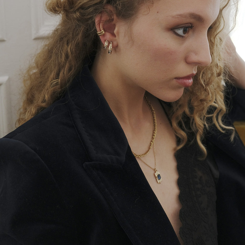 Øreringer, 13 mm, Bohemia