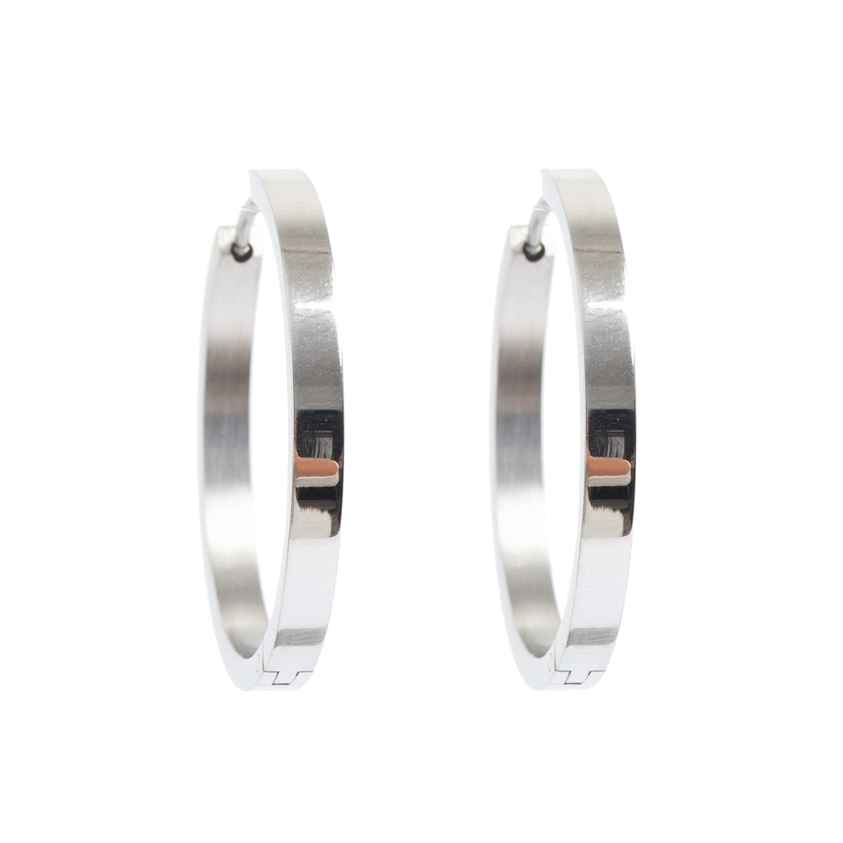 Medium øreringer, Steel