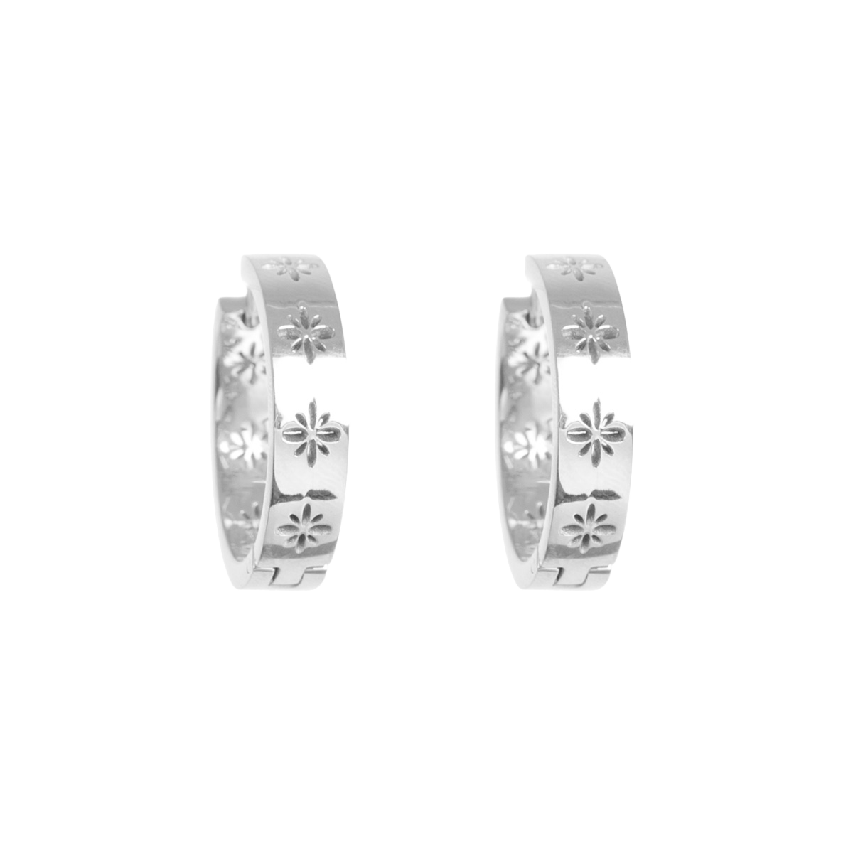 Øreringer, 23 mm, Steel