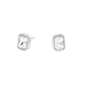 Små øredobber, crystal, Steel