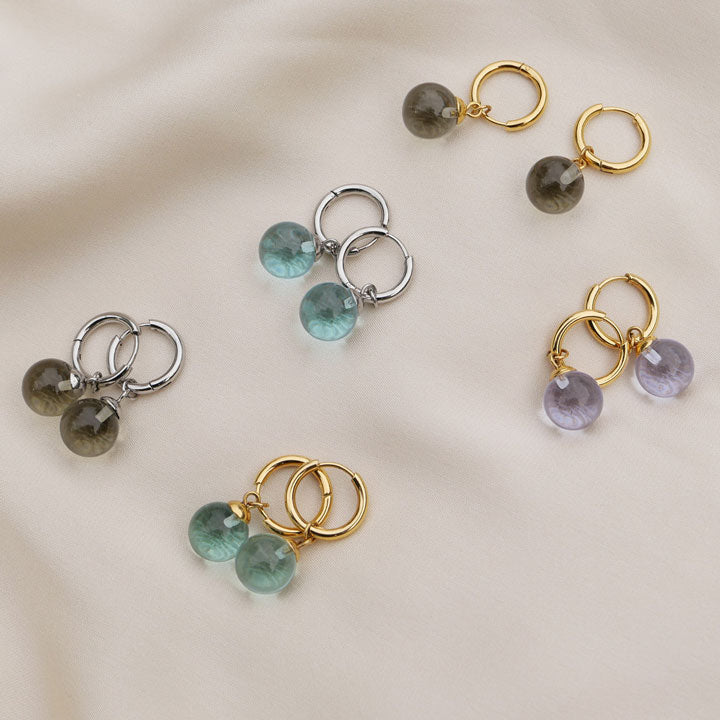 Hoops med glasskule, aqua, G - A&C Oslo - Pure Steel_4