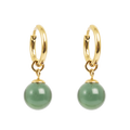 Hoops med glasskule, green, G