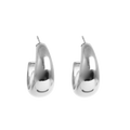 Øreringer 24 mm, Steel S