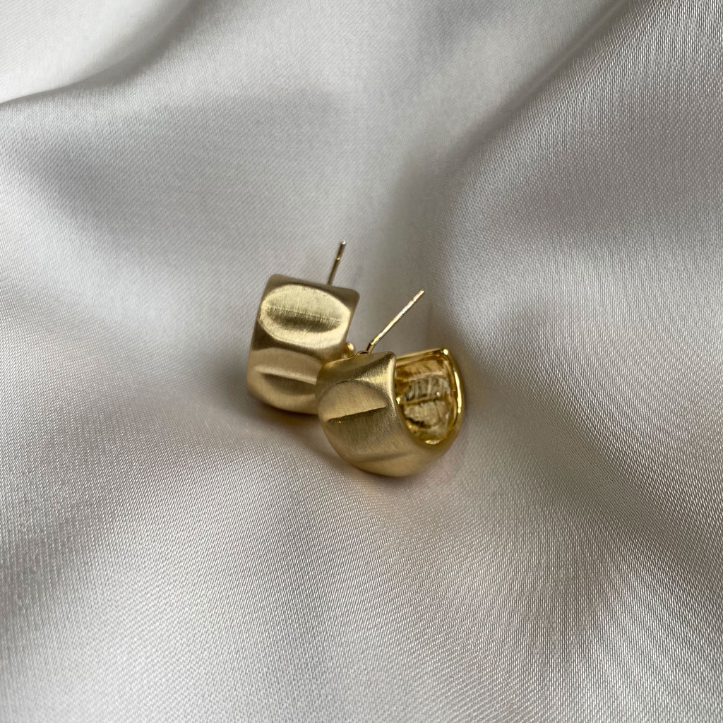 Øreringer, Steel Satin G_3