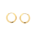 Øreringer,17 mm, Steel Soft G