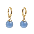 Hoops med glasskule, blue, G