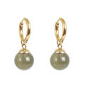 Hoops med glasskule, olive, G