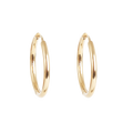 Medium øreringer, 20 mm, Pure Steel G