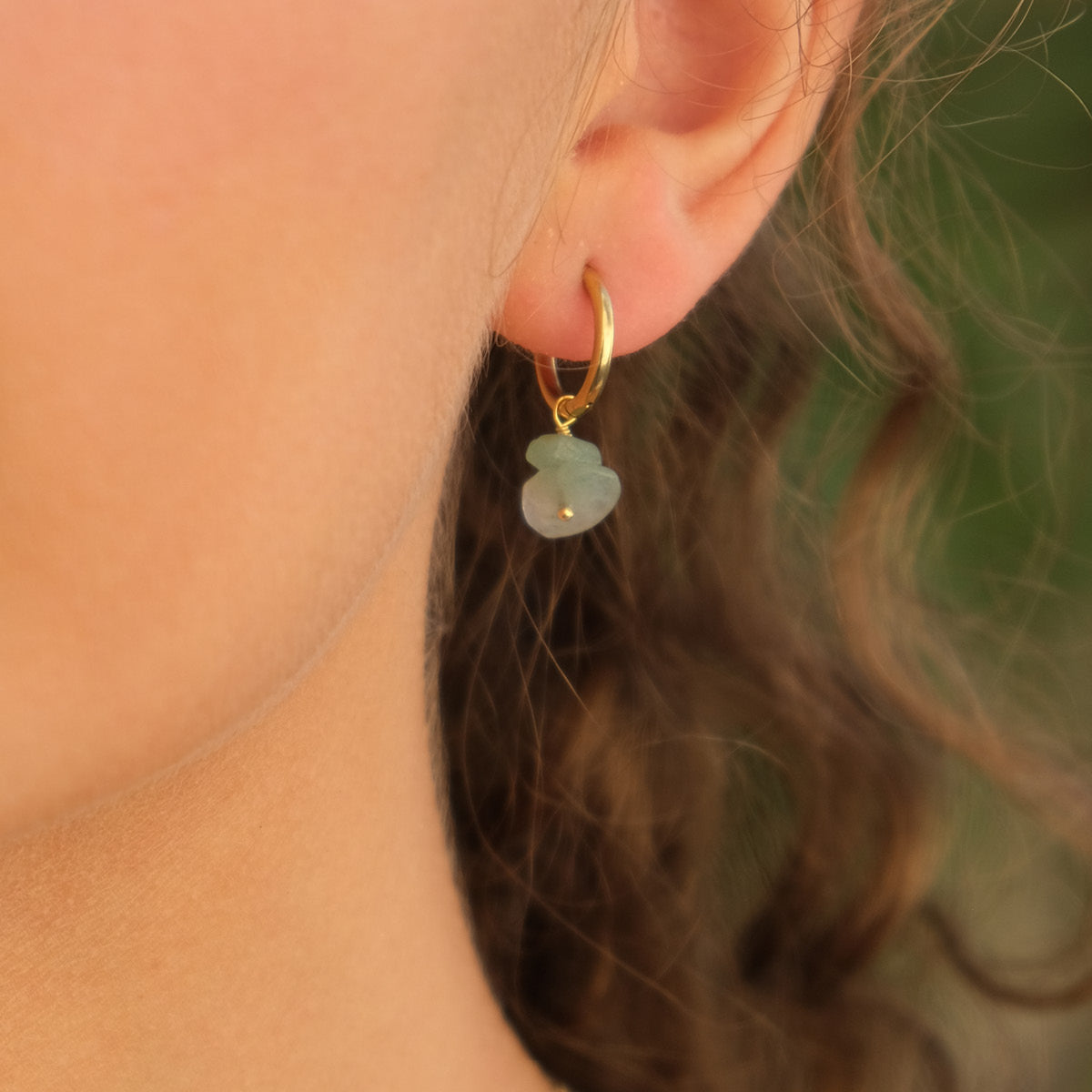 Små øreringer med aventurin - A&C Oslo_2