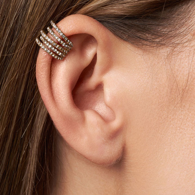 Bred earcuff med cz, G - A&C Oslo - Pure Steel_3