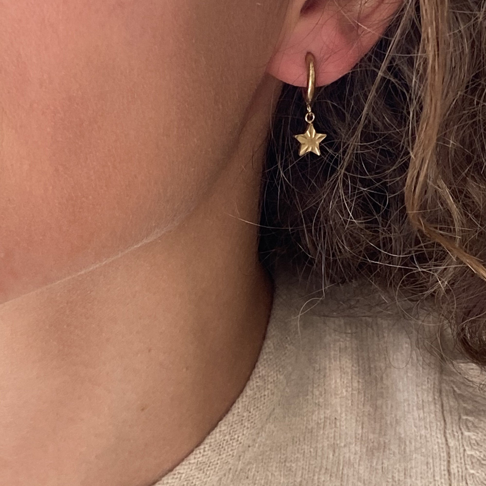 Små hoops med stjerne, S - A&C Oslo - Pure Steel_2