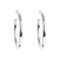 Øreringer, 57 mm, Steel Soft