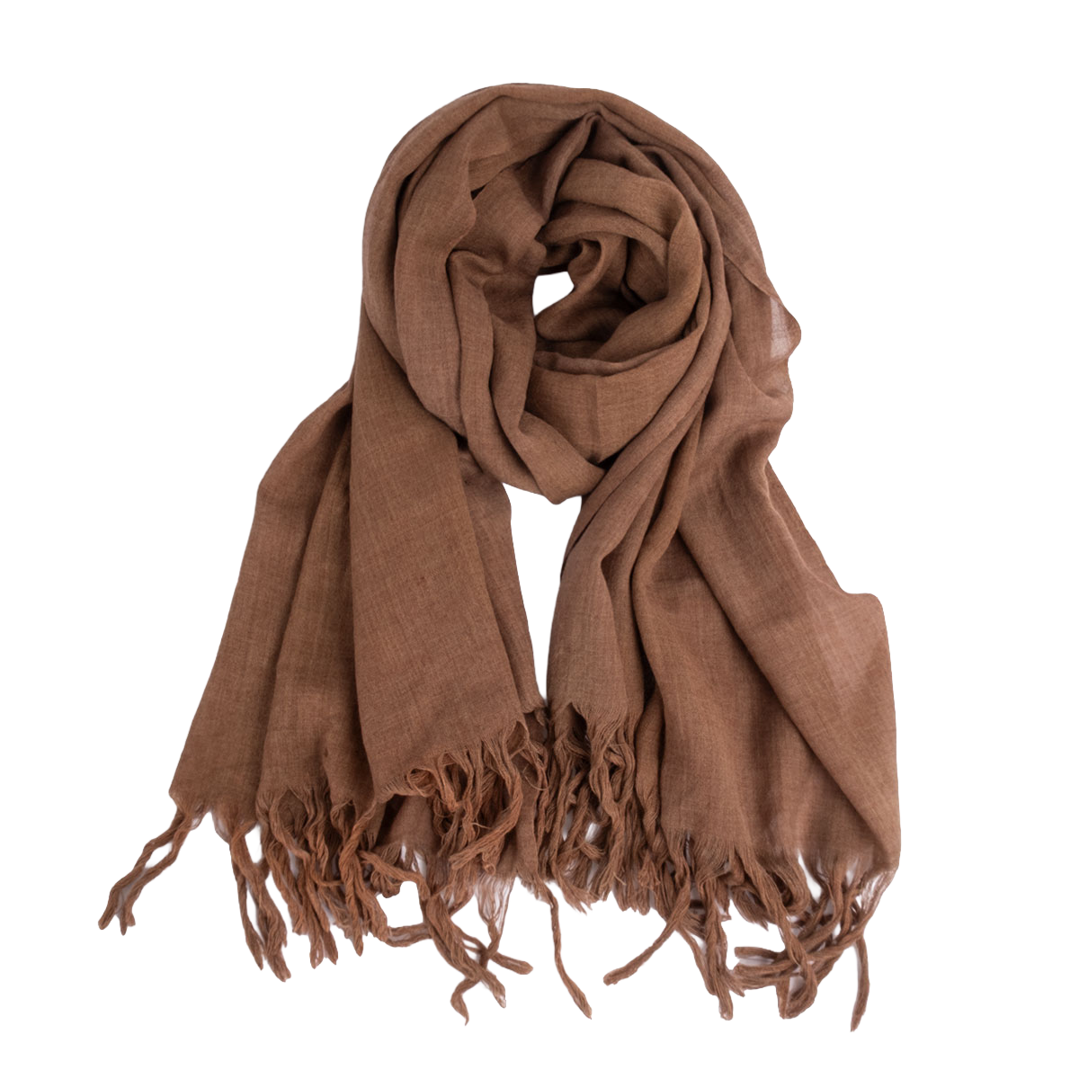 Langt ullskjerf, chocolate