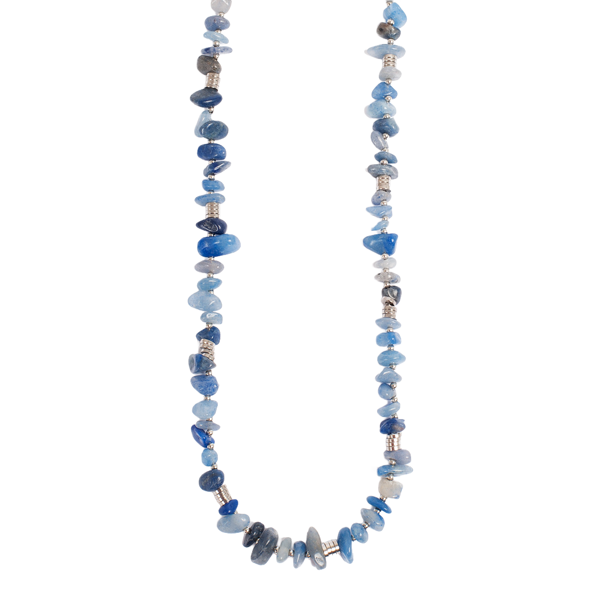 Kort kjede, Nature Beads, aventurin - A&C Oslo - Design Collection