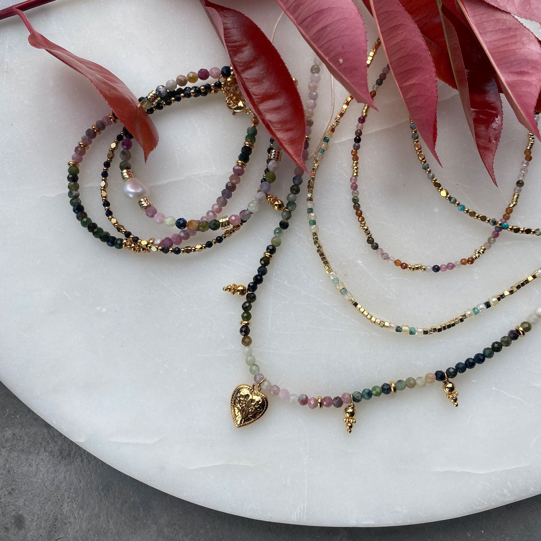 Kort kjede, multi, Wild Nature - A&C Oslo - Design Collection_2