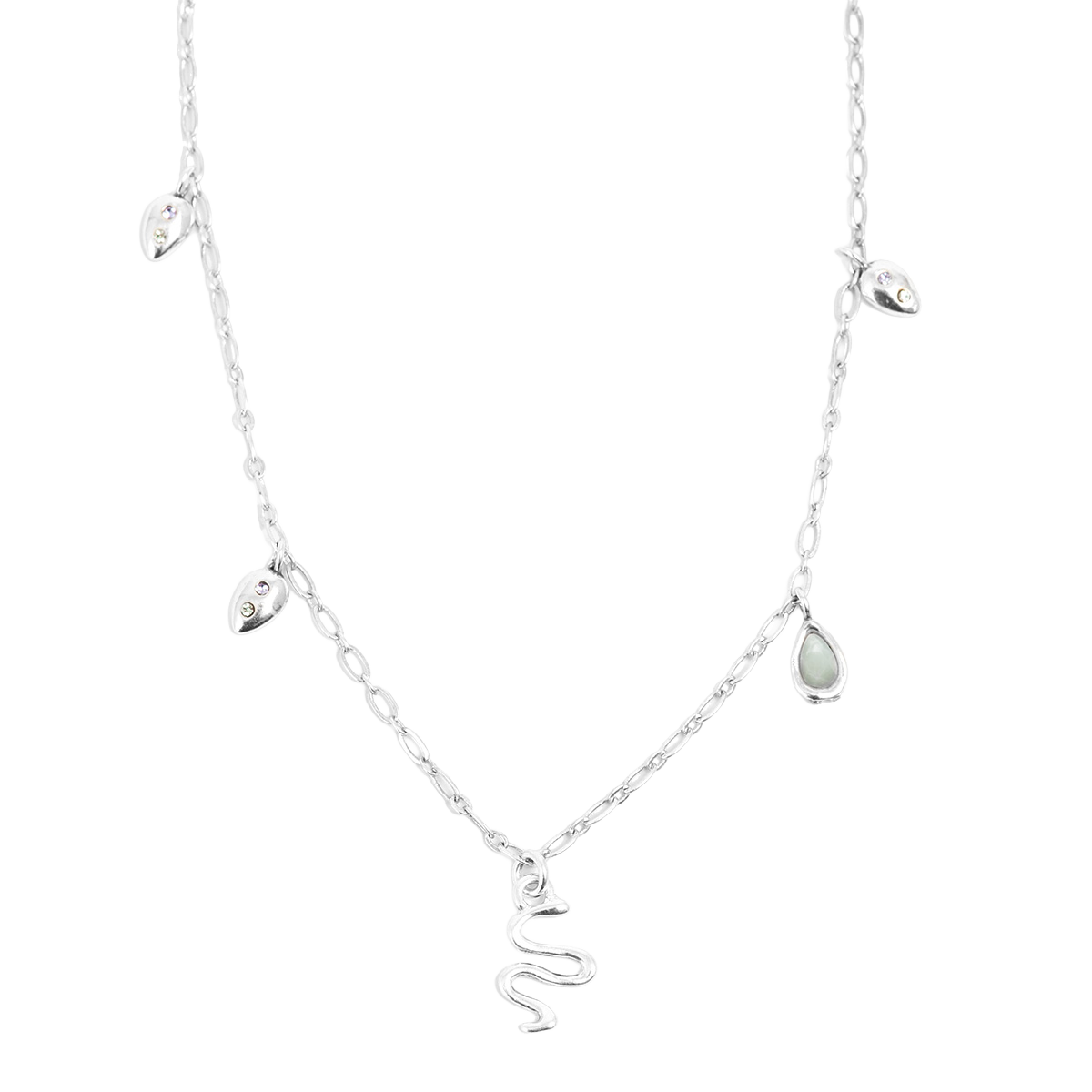 Kort kjede med charms, Mysterious G, S - A&C Oslo - Design Collection