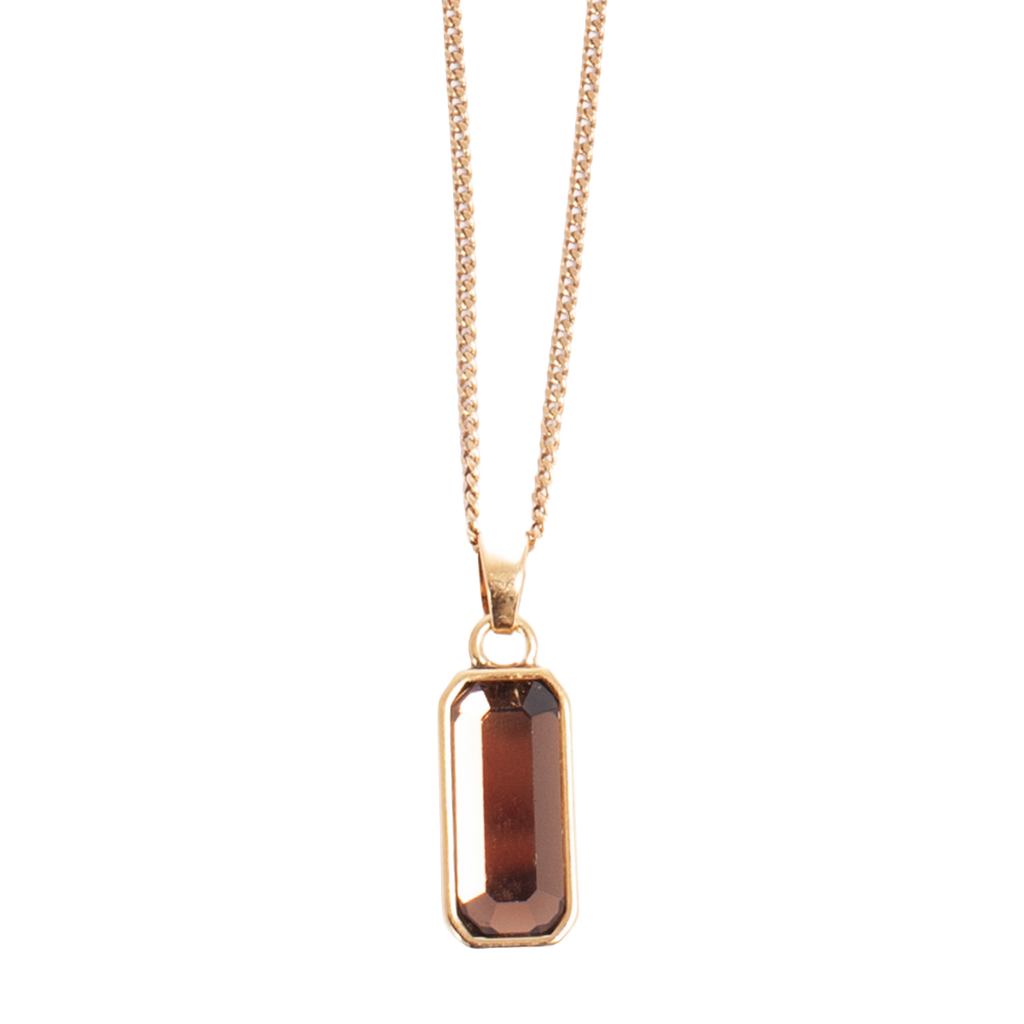 Kort kjede, marsala, Jewel Tones - A&C Oslo - Design Collection