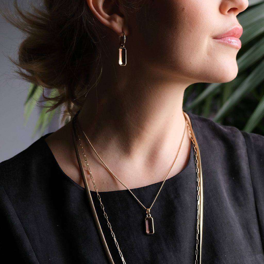 Kort kjede, marsala, Jewel Tones - A&C Oslo - Design Collection_2